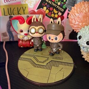 Charming Brown and Tan Rabbit Sculpture